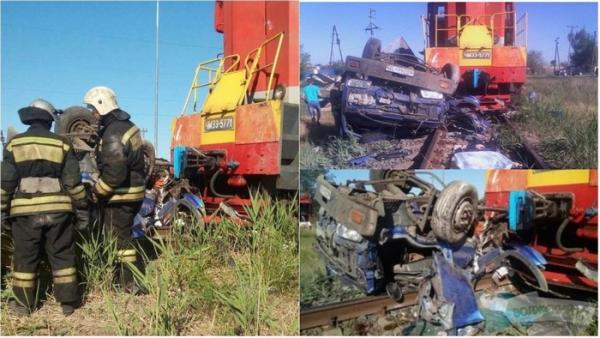 Один человек погиб, другой ранен в ДТП с тепловозом в Волжском
